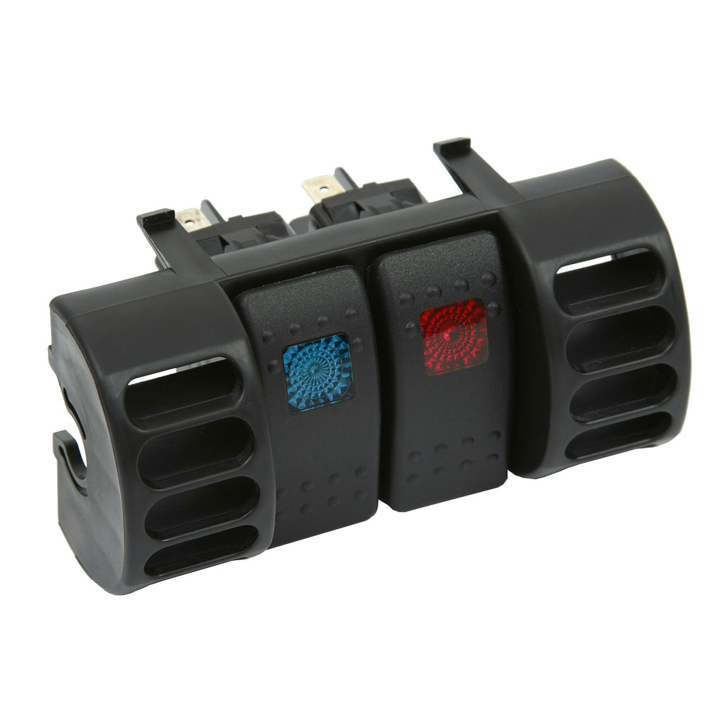 Daystar-1984-2001-Jeep-Cherokee-Xj-2Wd4Wd---Air-Vent-Switch-Panel-(Includes-Blue--Red-Switches)