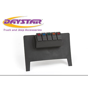 Daystar-2007-2018-Jeep-Wrangler-Jk-2Wd4Wd-(Auto-Trans)---Black-Lower-Switch-Panel-(W-Switches)