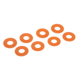 Daystar International KU71074FA D-RING / Shackle Washers Set Of 8 Fl. Orange Daystar