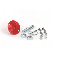 Load image into Gallery viewer, Daystar-Hood-Pin-Kit-Red-Single-Includes-Polyurethane-Isolator-Pin-Spring-Clip-And-Related-Hardware