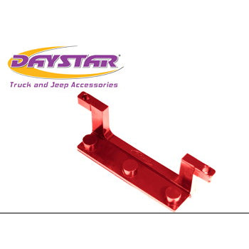 Daystar-License-Plate-Bracket-For-Roller-Fairlead-Isolator-Red