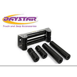Daystar International KU70054BK Roller Fairlead Rope Rollers For Synthetic Winch Rope Black Daystar