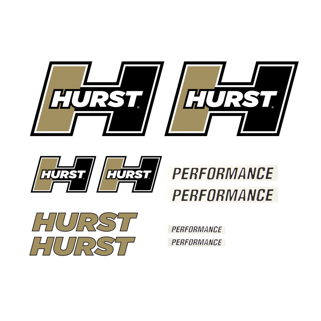 Decal-Pack,Hurst-(Gold)-Logo