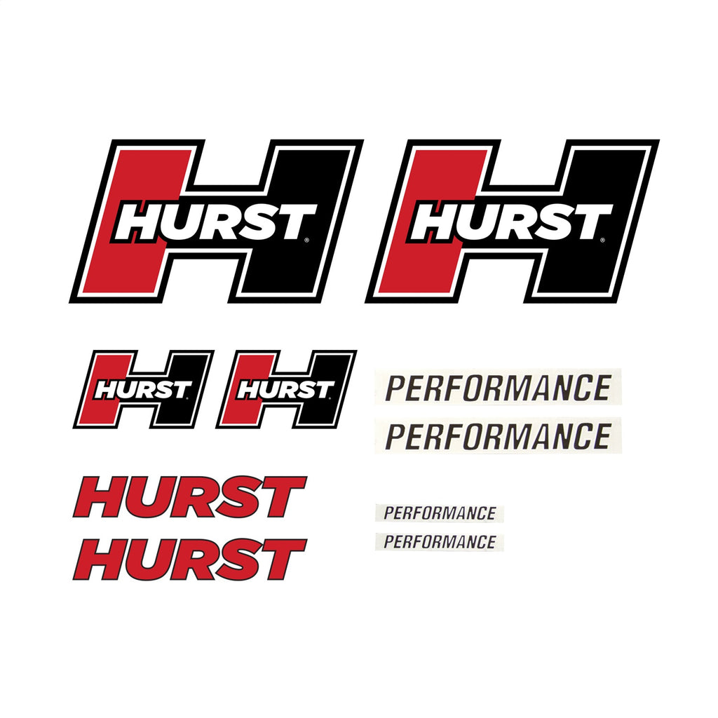 Decal-Pack,Hurst-(Red)-Logo