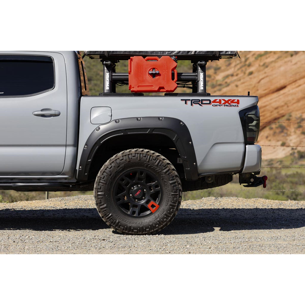 Defender-Pocket-Fender-Flare-Super-White-Toyota-Tacoma-(16-23)-Rough-Country
