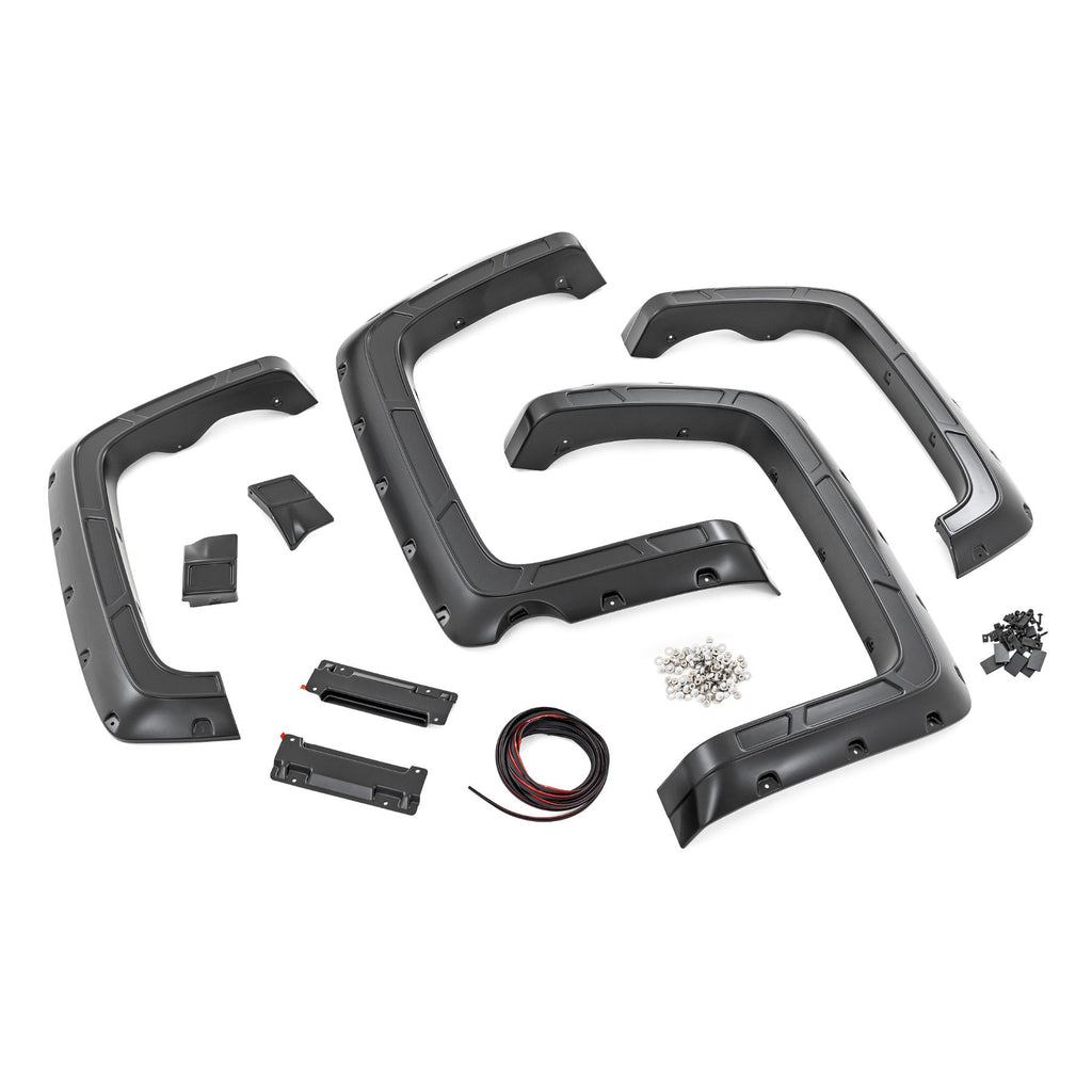 Defender-Pocket-Fender-Flares-5.8-Foot-Bed-Chevy-Silverado-1500-(14-18)-Rough-Country