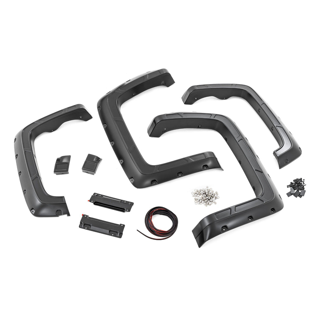 Defender-Pocket-Fender-Flares-6-And-8-Foot-Bed-Chevy-Silverado-1500-(14-18)Silverado-2500Hd-(15-19)-Rough-Country