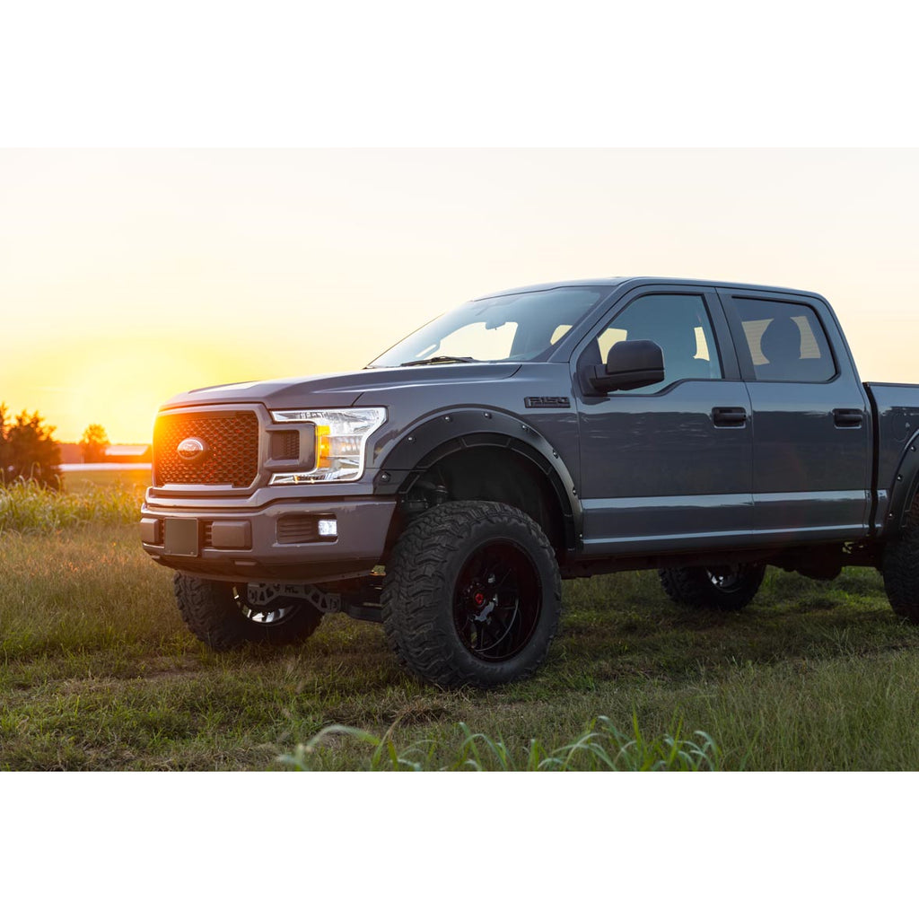Defender-Pocket-Fender-Flares-Flat-Black-Ford-F-150-2Wd4Wd-(15-20)-Rough-Country