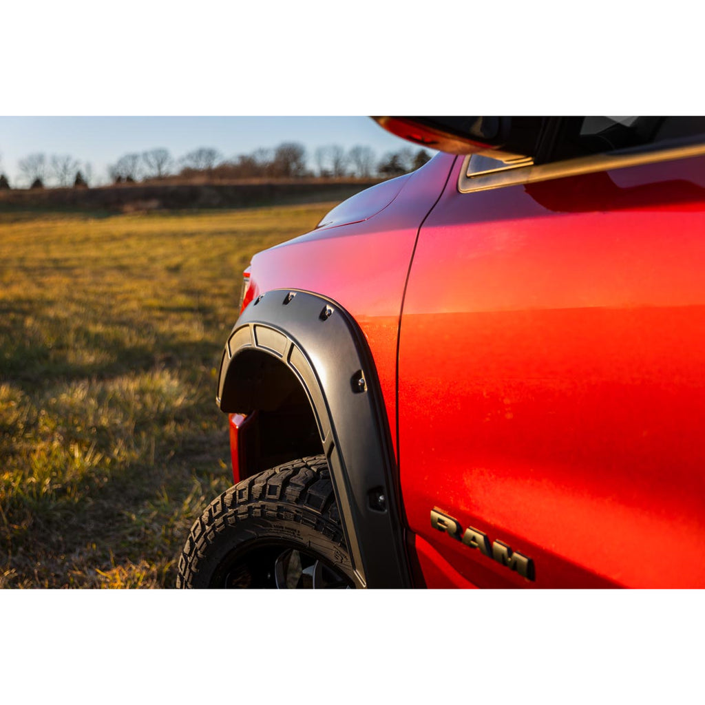 Defender-Pocket-Fender-Flares-Gloss-Black-Ram-1500-2Wd4Wd-(19-23)-Rough-Country