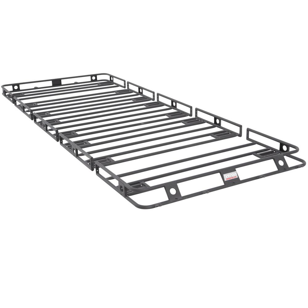 Defender-Rack-Welded-One-Piece-Roof-Rack;-5X7x4in-Sides;-Textured-Black-Powdercoat