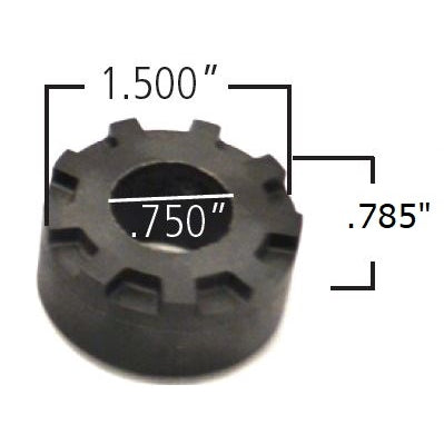 Delrin-Control-Arm-Bushing,-1.5-Large-Od,.750-Id,-.785-Oal
