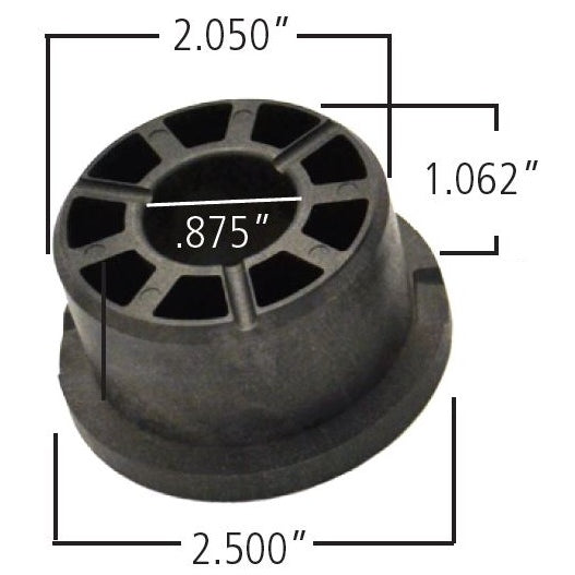 Delrin-Control-Arm-Bushing,-2.5-Large-Od,-2.05-Small-Od,-.875-Id,-1.312-Oal