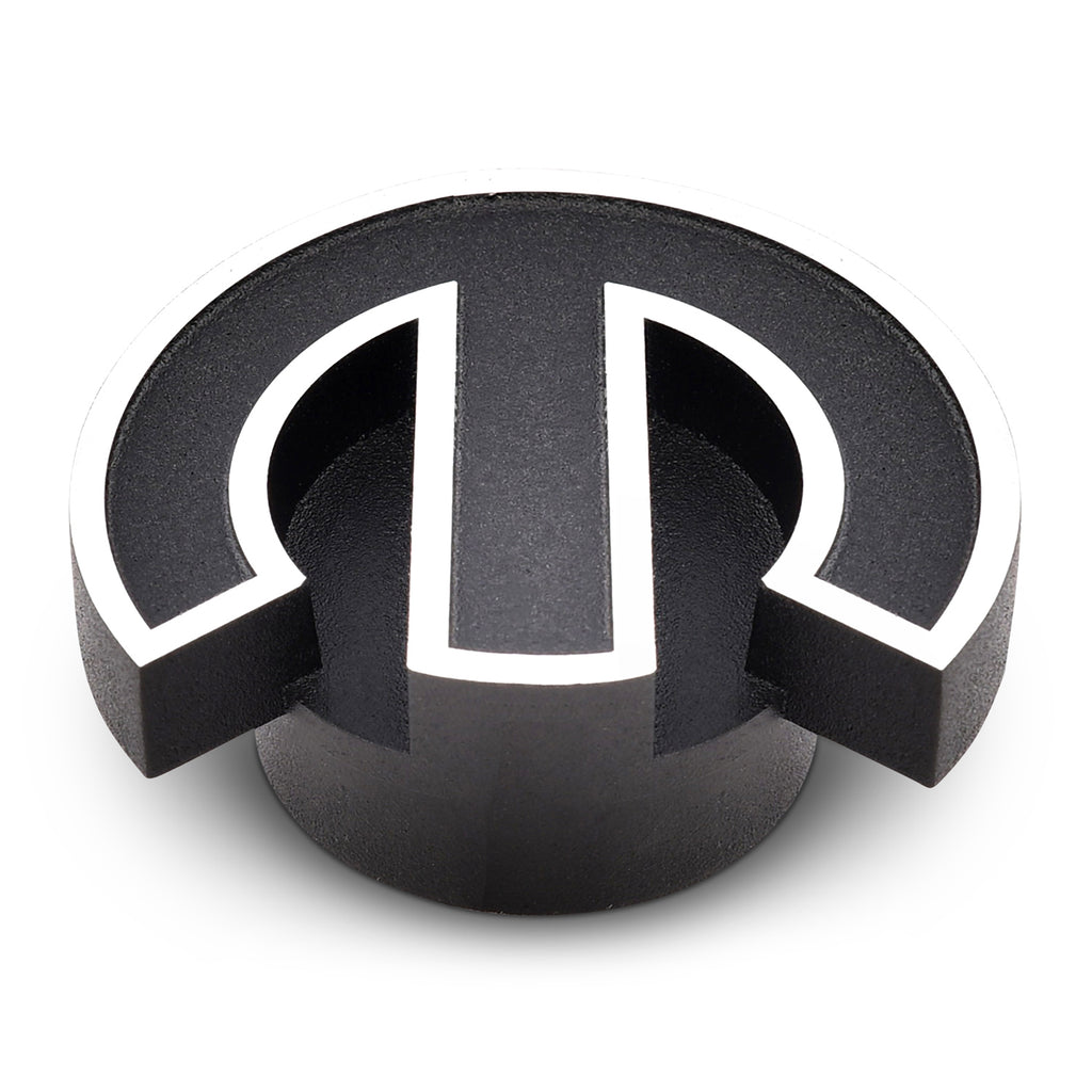 Deluxe-Air-Cleaner-Center-Nut;-Mopar-Omega-Style;-Black-Crinkle