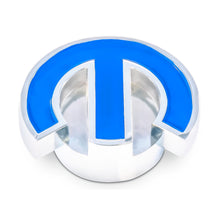 Load image into Gallery viewer, Deluxe-Air-Cleaner-Center-Nut;-Mopar-Omega-Style;-Chrome-WBlue