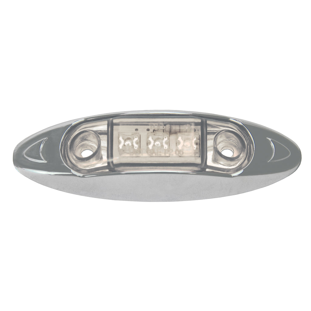 Deluxe-Waterproof-Running-Light-3-Diode-Sealed-Led,-Clear-LensAmber-Led