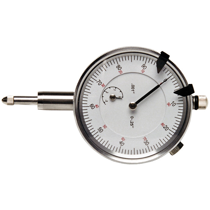 Dial-Indicator;-Universal-Model;-0-To-.250-Inch-Range;-Reads-In-0.001-Increments