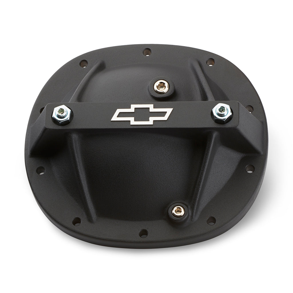 Differential-Cover;-Bowtie-Emblem-Model;-Fits-Gm-7.5;-Aluminum;-Black-Crinkle