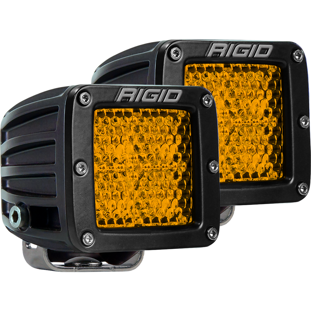 Diffused-Rear-Facing-HighLow-Surface-Mount-Yellow-Pair-D-Series-Pro-Rigid-Industries