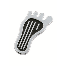 Load image into Gallery viewer, Dimmer-Switch-Pedal-Pad---Aluminum---ChromeBlack---Barefoot-Style