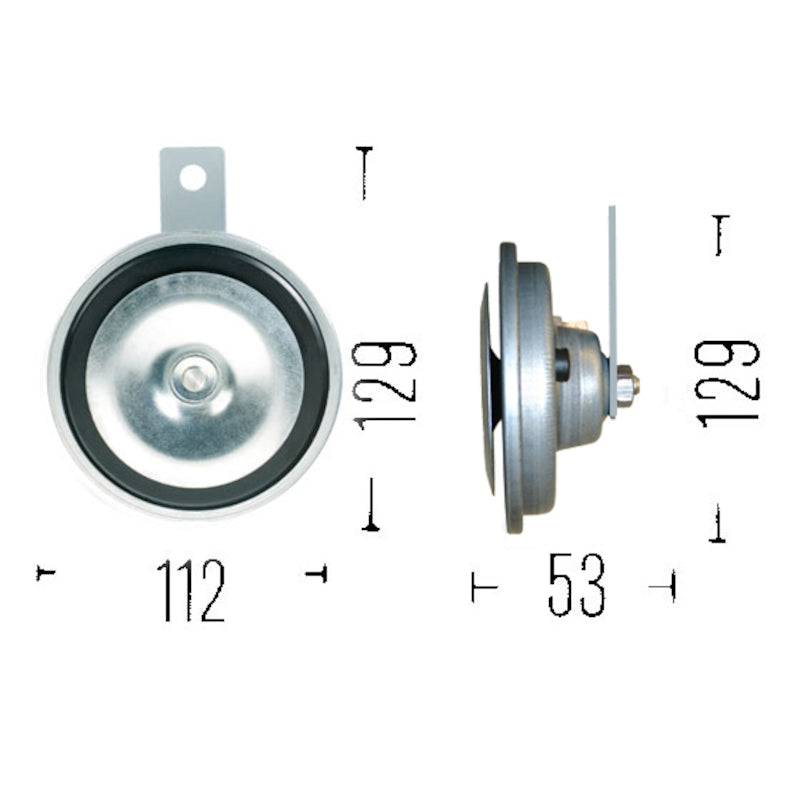 Disc-Type-Low-Tone,-24-V-335-Hz-With-Bracket