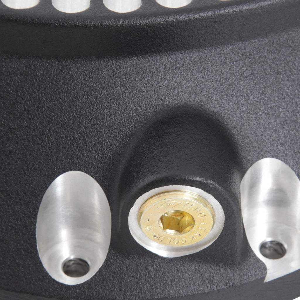 DiscontinuedChrysler-9.25-In-Front-Aluminum-Differential-Cover-Ball-Milled-Black-G2-Axle-And-Gear