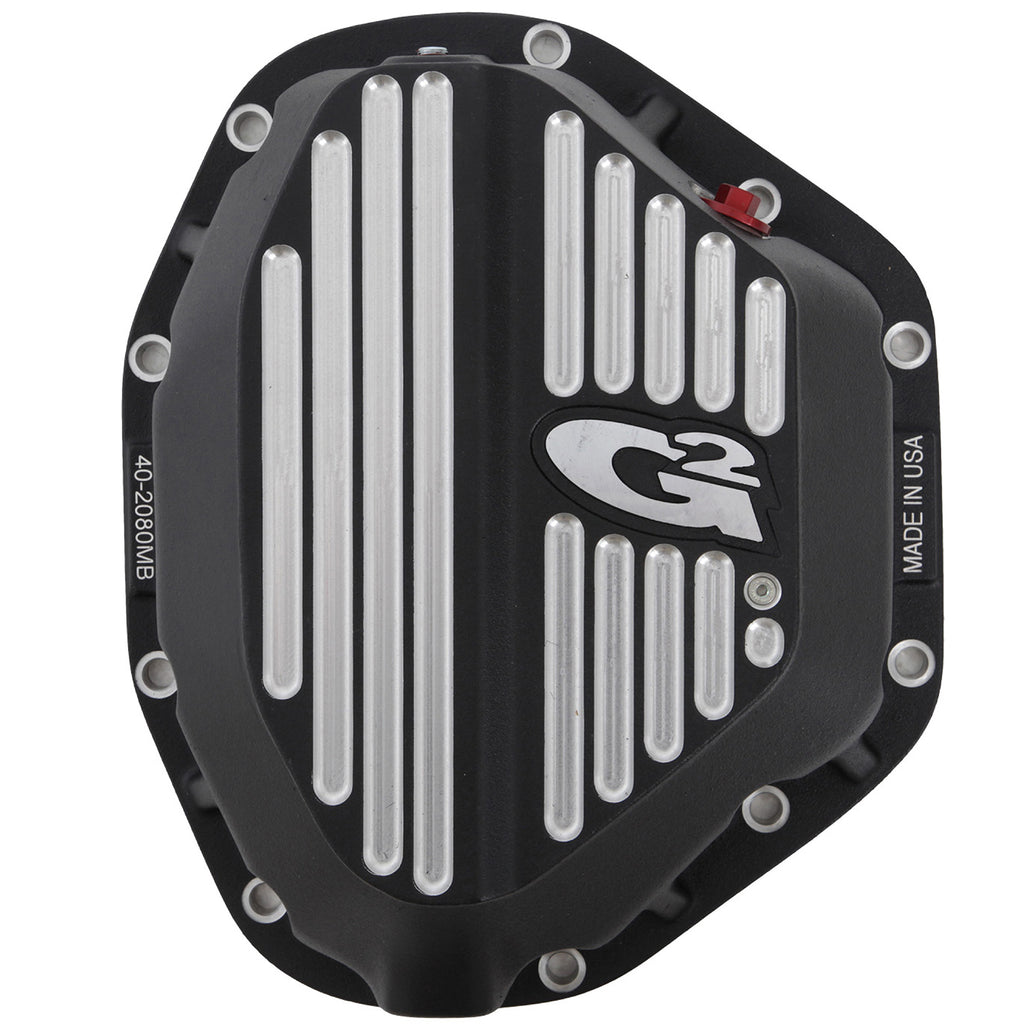DiscontinuedDana-80-Aluminum-Differential-Cover-Ball-Milled-Black-Finish-G2-Axle-And-Gear