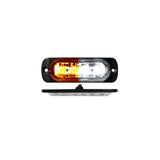 Race Sport RS70014W-A 4-LED Ultra Slim Flush Mount 19-Flash Pattern Strobe Marker (White/Amber)