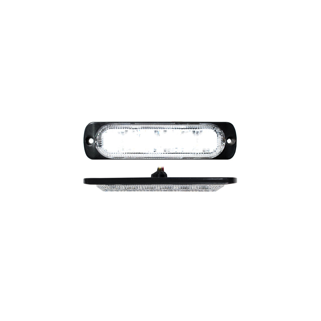 Discontinued~(0.1-Lbs.-5X1x1)~-DiscontinuedDiscontinued6-Led-Ultra-Slim-Flush-Mount-19-Flash-Pattern-Marker-Strobe-Light-(White)