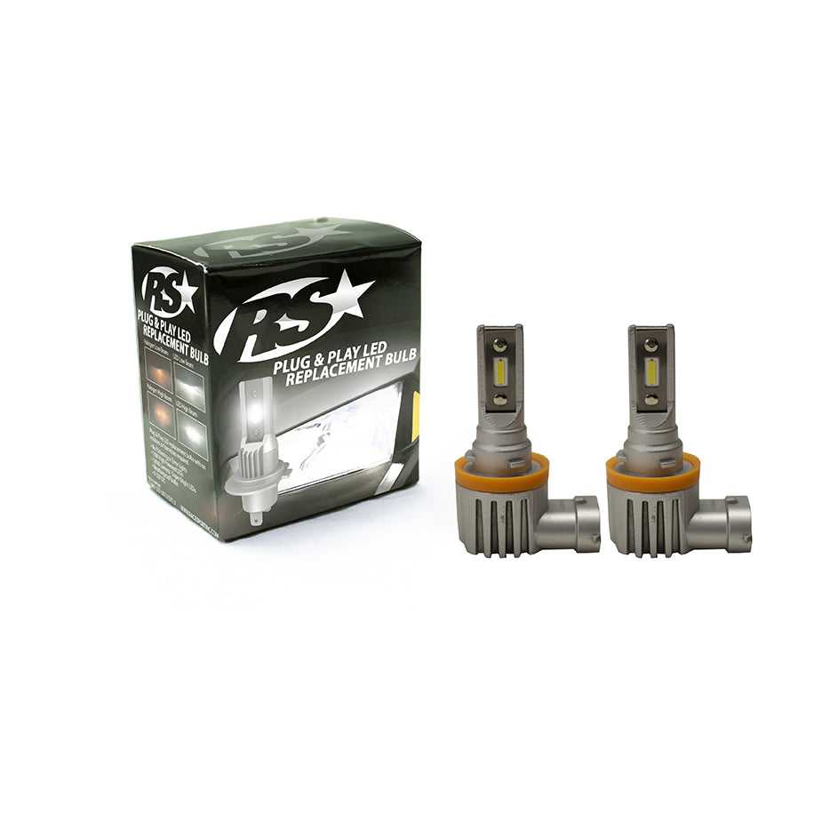 Discontinued~(1-Lbs.-3X3x2)~-New---H9-Pnp-Series-Plug-N-Play-Super-Lux-Led-Replacement-Bulbs---2000-Lux-Max-Output