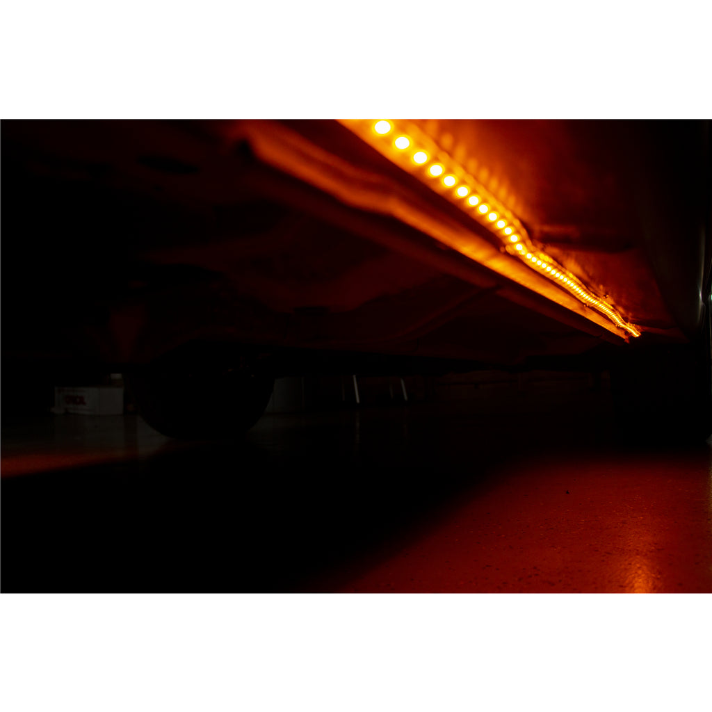 Discontinued~(1-Lbs.-10X10x2)~-New---Lopro-60In-Sidekick-Sequential-Running-Board-Switchback-Led-Strip-Kit-(White-Amber)