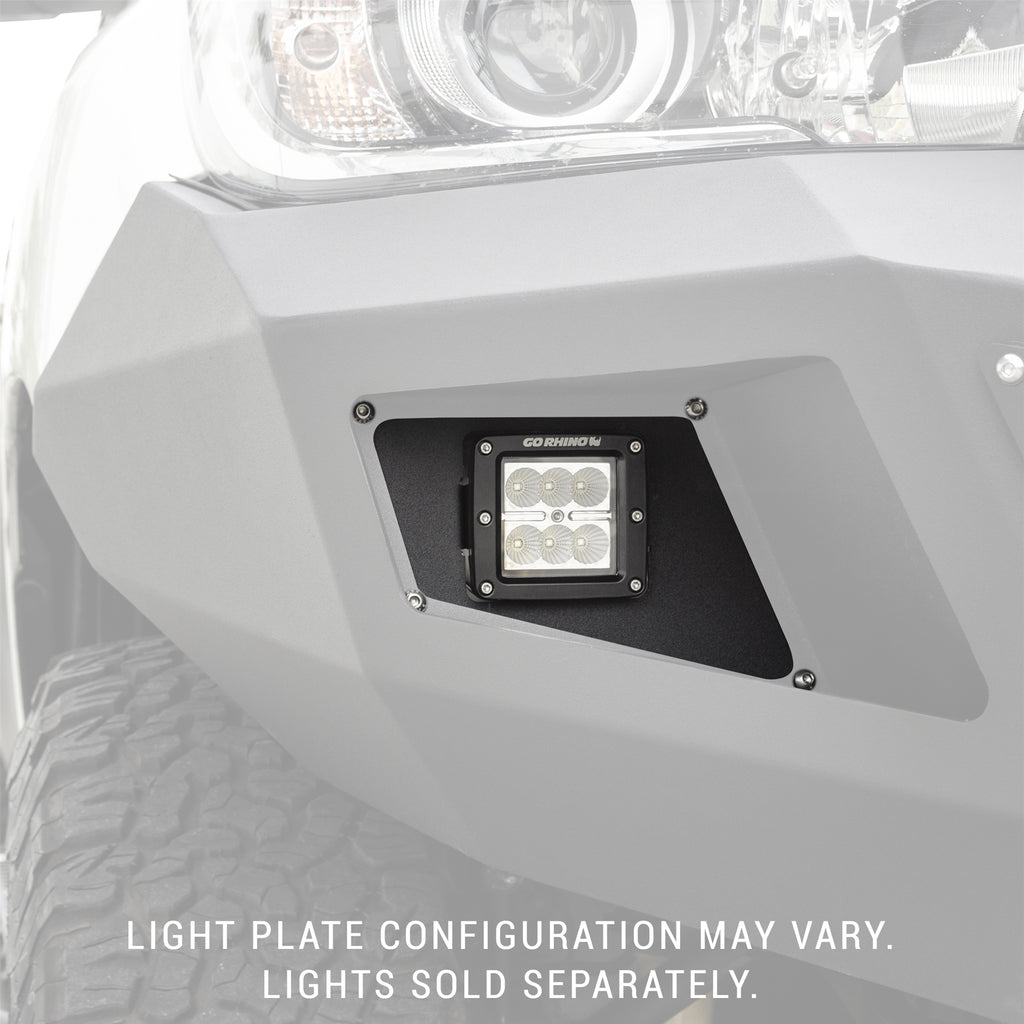 Discontinued~(1.3-Lbs.-13X7x2)~-Br10.5-Accessories-Front-Light-Plate-(Dually-Xl)-For-Super-Duty-Ford-2017-2019