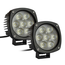 Load image into Gallery viewer, Discontinued~(4.7-Lbs.-10X8x8)~-Professional-Grade-Hd-Series-4.3In-Round-Cree-Led-Spot-Light-(Pair)---Lifetime-Warranty