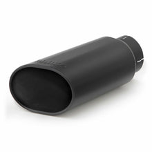 Load image into Gallery viewer, Discontinued~(5-Lbs.-14X8x8)~-Tailpipe-Tip-Kit-Sidekick-Obround-Slash-SS-Black---4-Tube---5-X-6-X-14