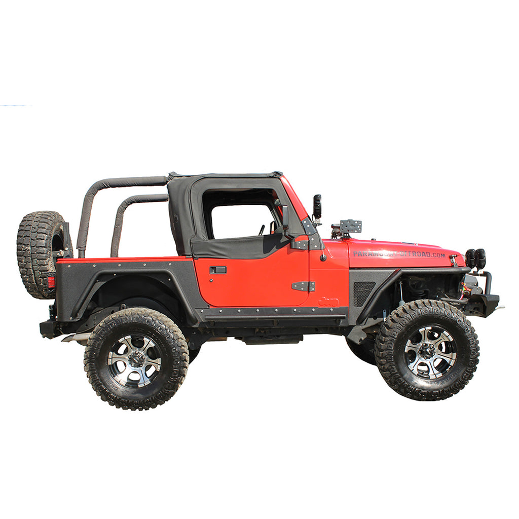 Discontinued~(68-Lbs.-50X19x12)~-Steel-Corner-Guard-Black-1997-2006-Jeep-Wrangler-Tj