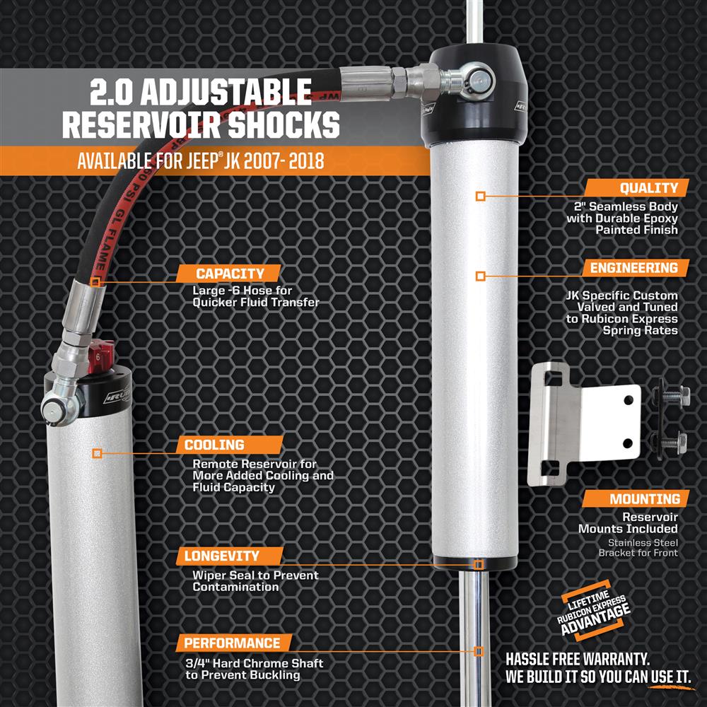 Discontinued~(9-Lbs.-26X5x5)~-2.0-Adjustable-Reservoir-Monotube-Shock