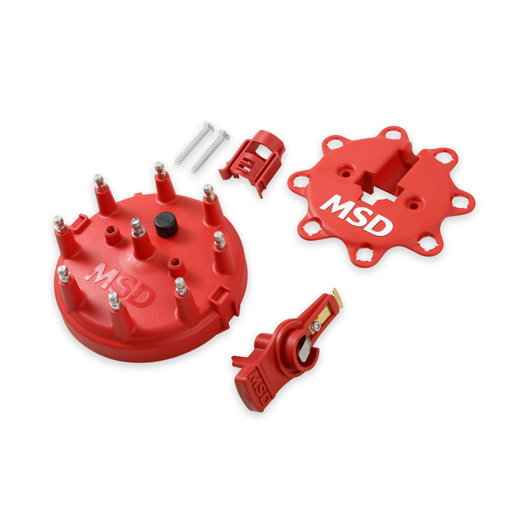 Distributor-Cap-And-Rotor-Kit,-MsdFord-V8-Tfi,-85-95