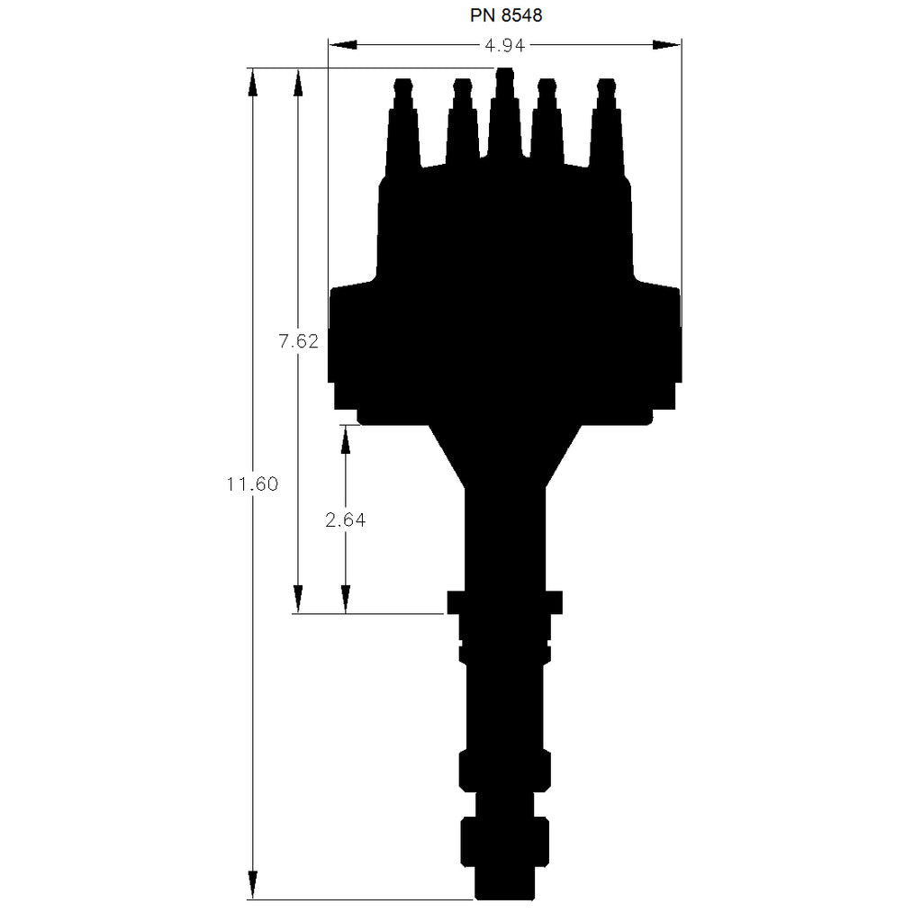 Distributor,-Buick-V8-215-350-Pro-Billet