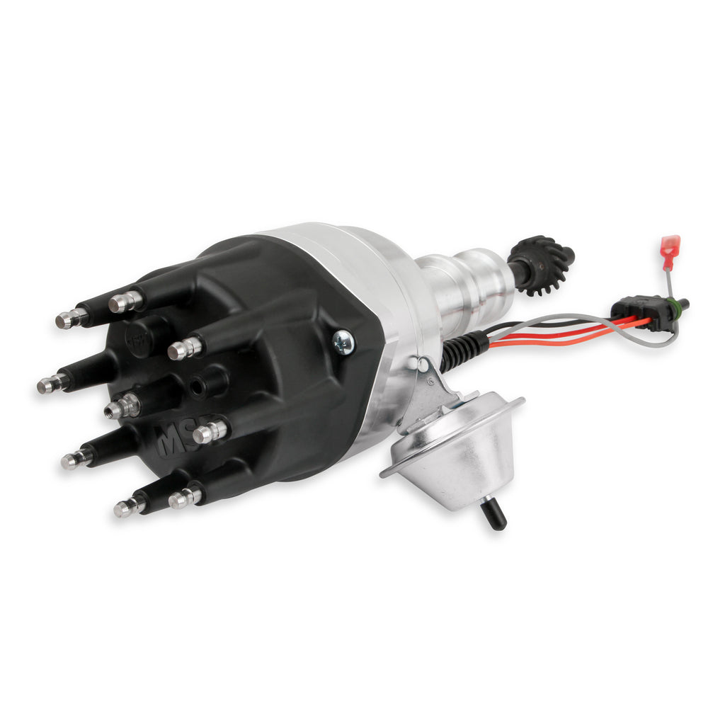 Distributor,-Ford-289302,-Ready-To-Run,-Black-Cap,-Steel-Gear