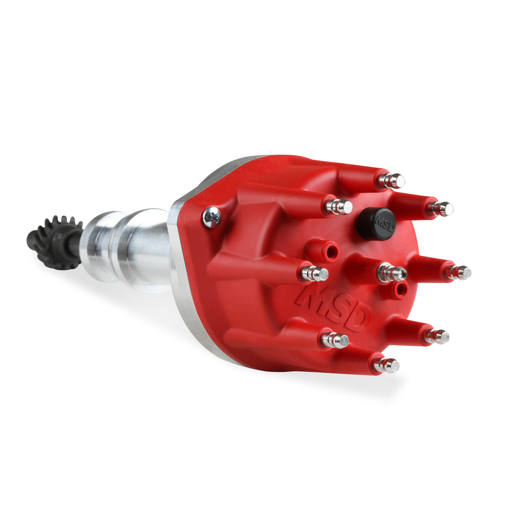 Distributor,-Ford-351W,-Billet,-Small-Cap,-Steel-Gear