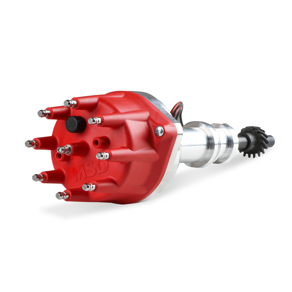 Distributor,-Ford-351W,-Billet,-Small-Cap,-Steel-Gear