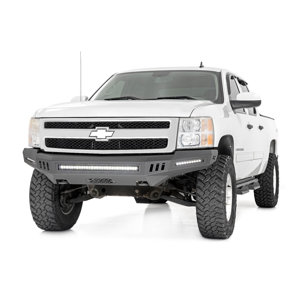 Diy-Front-Prerunner-Bumper-07-13-Chevrolet-Silverado-1500-2Wd4Wd-Rough-Country