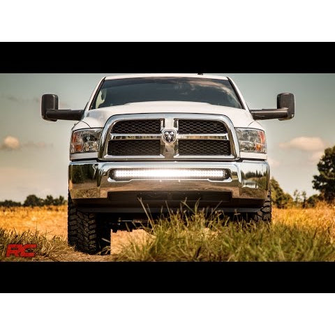 Dodge-40-Inch-Curved-Led-Light-Bar-Hidden-Bumper-Kit-WChrome-Series-Drl-Led-For-10-18-Ram-25003500-Rough-Country