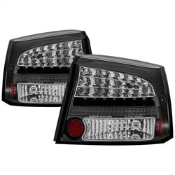 Dodge-Charger-06-08-Led-Tail-Lights-Black-Alt-Yd-Dch05-Led-Bk