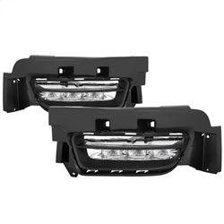 Dodge-Charger-2015-2016-Oem-Led-Fog-Lights-WUniversal-Switch--Clear-Fl-Dch2015-Led-C