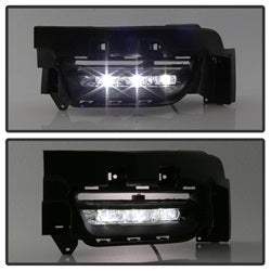 Dodge-Charger-2015-2016-Oem-Led-Fog-Lights-WUniversal-Switch--Clear-Fl-Dch2015-Led-C