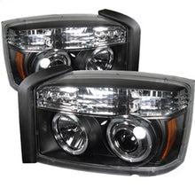 Load image into Gallery viewer, Dodge-Dakota-05-07-Projector-Headlights-Led-Halo-Black-High-H1-Low-H1-Pro-Yd-Ddak05-Bk