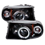 SPYDER 5009807 Projector Headlights - CCFL Halo - Black