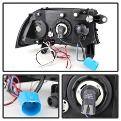 Dodge-Dakota-97-04Durango-98-03-1Pc-Projector-Headlights-Led-Halo-Led-Blk-Pro-Yd-Ddak97-Bk