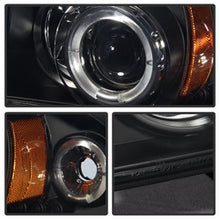 Load image into Gallery viewer, Dodge-Dakota-97-04Durango-98-03-1Pc-Projector-Headlights-Led-Halo-Led-Blk-Pro-Yd-Ddak97-Bk