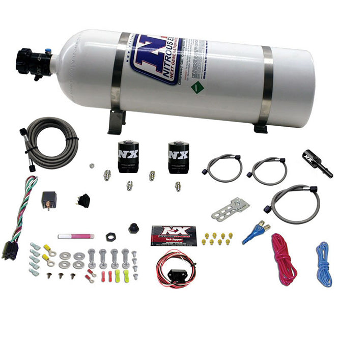Dodge-HemiSrt8-Single-Nozzle-Fly-By-Wire-Nitrous-Kit-(35-150Hp)-W15Lb-Bottle